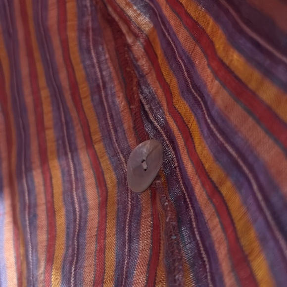 Flax women’s button up top - size petite (see measurement) - linen - Picture 4 of 5